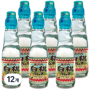 사이토 복숭아 라무네, 12개, 200ml