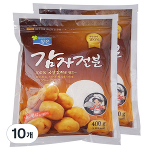 청은 감자전분, 400g, 10개