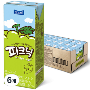 피크닉 청포도, 200ml, 144개