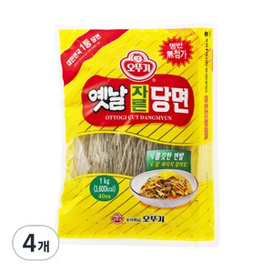 오뚜기옛날 자른당면, 1kg, 4개