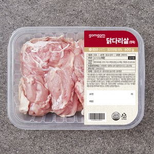 곰곰 닭다리살 (정육) (냉장), 1개, 600g