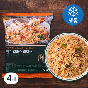 빕스 감바스 라이스 (냉동), 230g, 4개