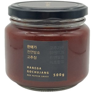 한애가 천연발효 고추장, 500g, 1개