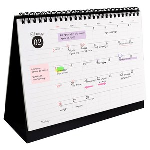 아이씨엘디자인 Desk Scheduler Calendar 2025, 블랙, 1개