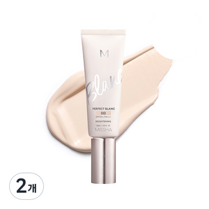 미샤 M 퍼펙트 블랑 비비 SPF50+ PA+++ 40ml, 19호 로지, 2개