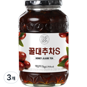 초록원 꿀대추차S, 1kg, 3개