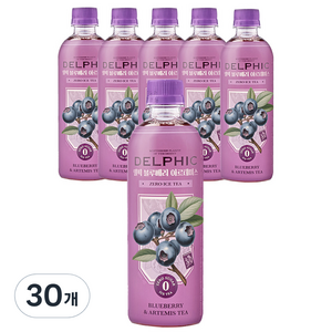 델픽 블루베리 아르테미스 제로 아이스티, 500ml, 30개