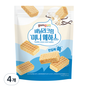 곰곰 바닐라크림 미니웨하스, 230g, 4개