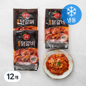 올품 닭갈비 순한맛 (냉동), 300g, 12개