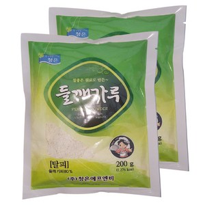 청은에프엔비 들깨가루, 200g, 2개