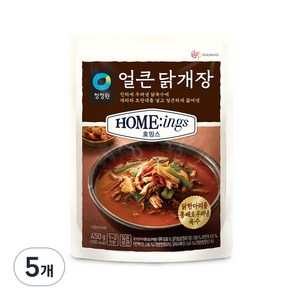 호밍스 청정원 얼큰 닭개장, 450g, 5개