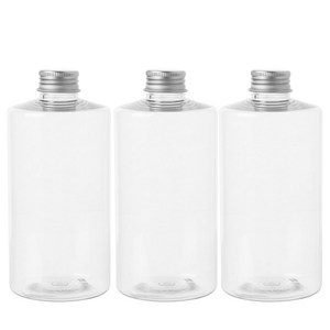 투명 음료용기 알루미늄 실버캡 AC520, 520ml, 3개