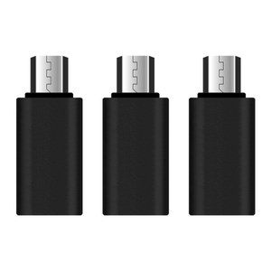 칼론 USB TYPE C to mico 5pin 변환젠더 ET-C5P 3개, 블랙, 3개입