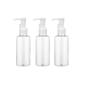 병도매닷컴 AC100 투명 디스펜서 + 오일마개, 100ml, 3세트