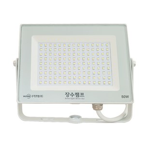 장수램프 컬러원 LED 사각 투광등 50W 백색, 1개