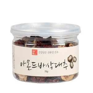 유기샘 아몬드 바삭대추, 70g, 1개