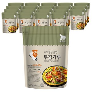 곰표 저나트륨 부침가루, 500g, 20개