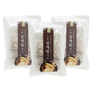 자연애 간편 삼계탕 재료 3p, 60g, 3개