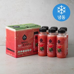 엘제이드 얼린 생 수박주스 6개입 (냉동), 250ml, 6개