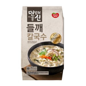 동원 면발의신 들깨칼국수 2인분, 258g, 1개