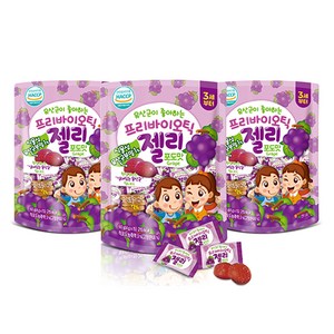 프리바이오틱 유산균 비타민 구미젤리, 60g, 3개