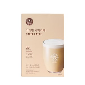 커피빈 카페 라떼, 14g, 30개입, 1개