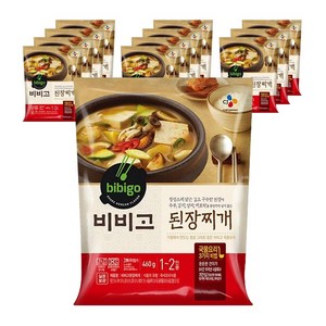 비비고 된장찌개, 460g, 12개