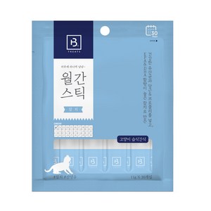 브리더랩 월간스틱 짜먹는 고양이 간식, 참치, 11g, 30개