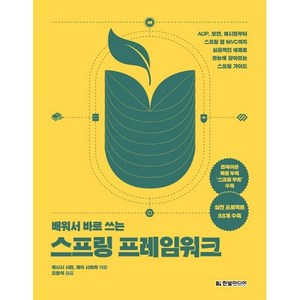 배워서 바로 쓰는 스프링 프레임워크:AOP 보안 메시징부터 스프링 웹 MVC까지 실용적인, 한빛미디어