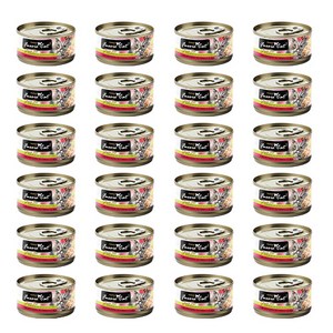 퍼시캣 전연령용 캣 프리미엄 주식캔, 80g, 참치+오션피쉬, 24개