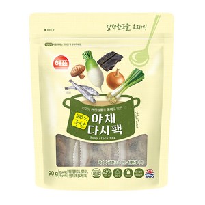 해표 야채 다시팩, 90g, 1개