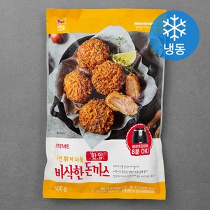 목우촌 두번 튀겨 더욱 바삭한 한입돈까스 (냉동), 500g, 1개