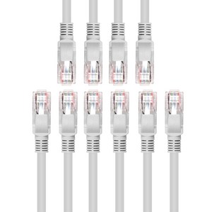 넥스트링크 UTP CAT.6 1G 랜케이블 인터넷 랜선, 5개, 2m