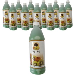 청솔 키위 음료베이스, 835ml, 12개