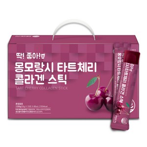 미쁨생활건강 딱좋아 몽모랑시 타트체리 콜라겐 젤리스틱, 15회분, 20g, 1개