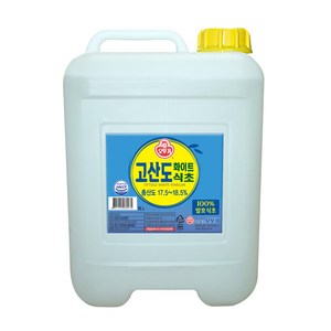 오뚜기 고산도 화이트 식초, 1개, 15L