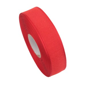 포장넷 오간디 리본끈 펄샤인 25mm, 빨강, 45m, 1개