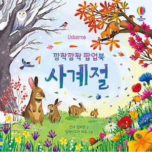 Usborne깜짝깜짝 팝업북 사계절, 어스본코리아, 안나 밀버른