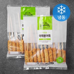 고래사어묵 가정용 야채봉어묵 (냉동), 296g, 2개