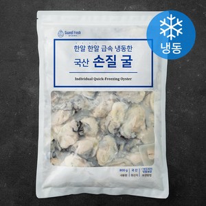 단디프레시 한알한알 급속 냉동한 국산 손질 굴 (냉동), 800g, 1개