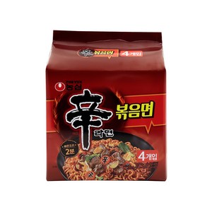 신라면 볶음면 131g, 4개