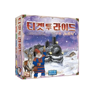 데이즈오브원더 티켓 투 라이드 노르딕, 혼합 색상, 1개