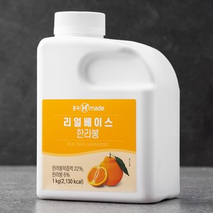 흥국에프엔비 리얼 베이스 한라봉 주스, 1kg, 1개