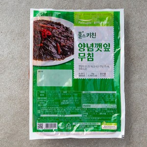 풀무원 바른선 양념깻잎지무침, 1kg, 1개