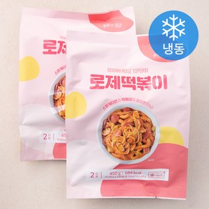 두끼 로제 떡볶이 (냉동), 450g, 2개