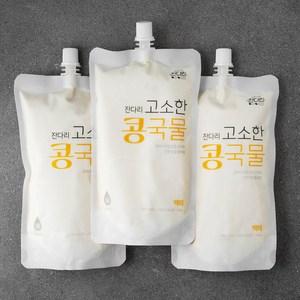 잔다리 고소한 콩국물, 340g, 3개