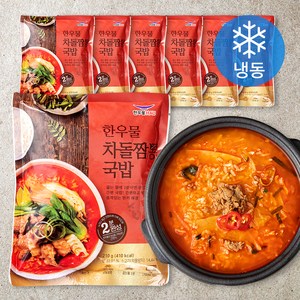 한우물 차돌짬뽕국밥 (냉동), 210g, 7개