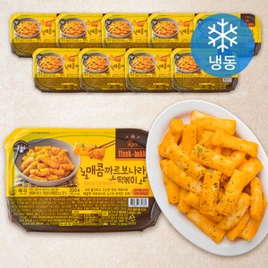 쿠즈락앳홈 매콤까르보나라 떡볶이 (냉동), 200g, 10개