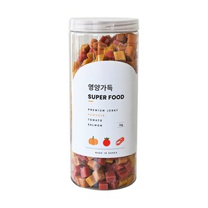 제로랩스 영양가득 져키, 혼합맛(단호박/토마토/연어), 1kg, 1개