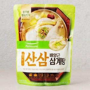 풀무원 반듯한식 산삼배양근 삼계탕 냉장, 1개, 800g